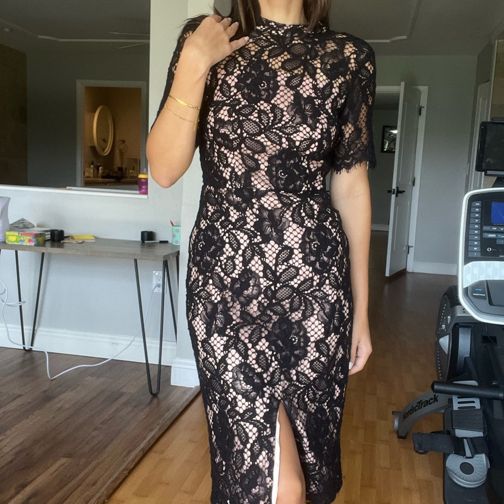 Alexis Black Lace Dress
